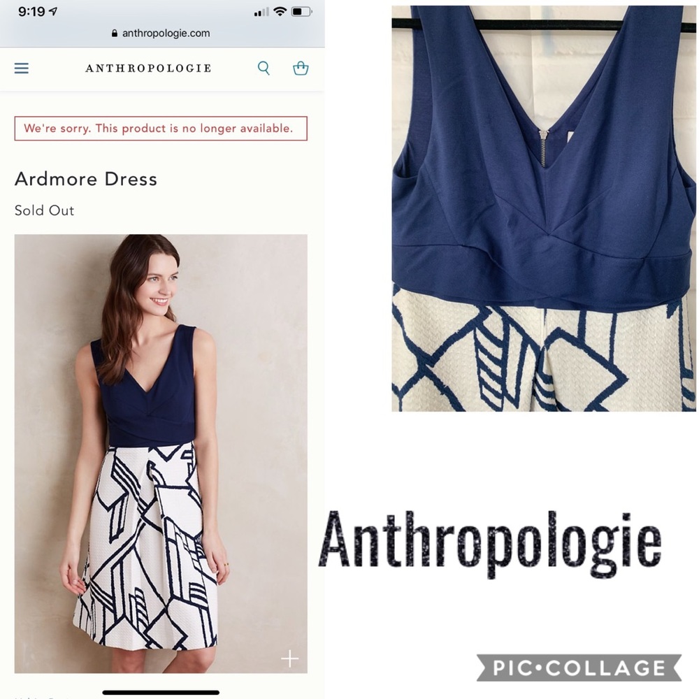 Anthropologie HD in Paris Ardmore Dress Sz 14